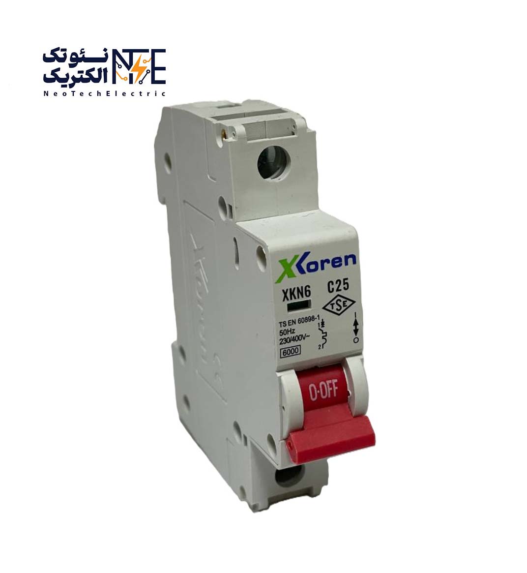 کلید مینیاتوری 1 پل مدل XKN6 C 1P برند Xkoren (1)